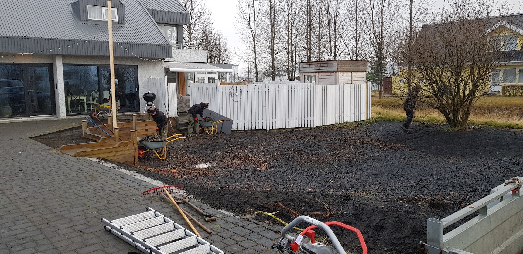 Hreinsun á garði