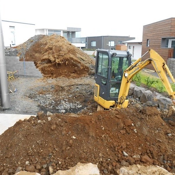 Mikið af mold þurfti að fjarlægja