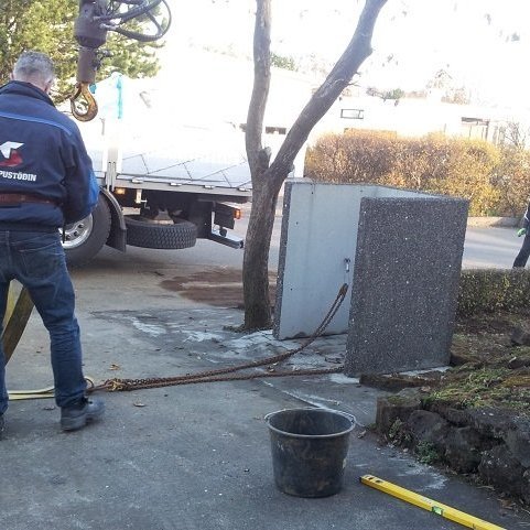 Sorptunnuskýli híft á réttan stað